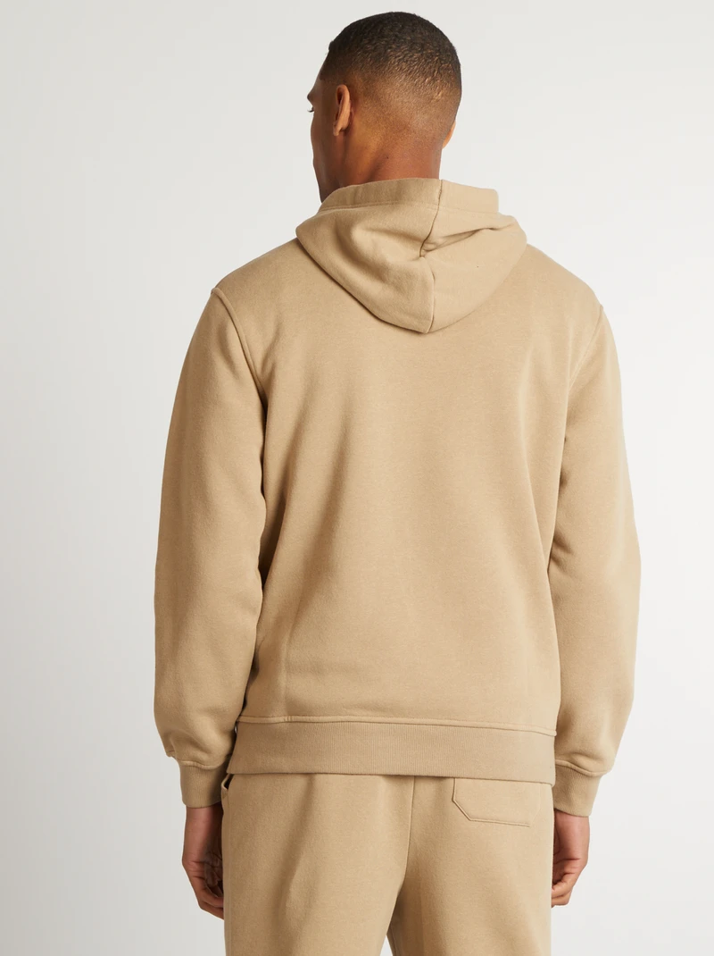 plain hooded sweatshirt